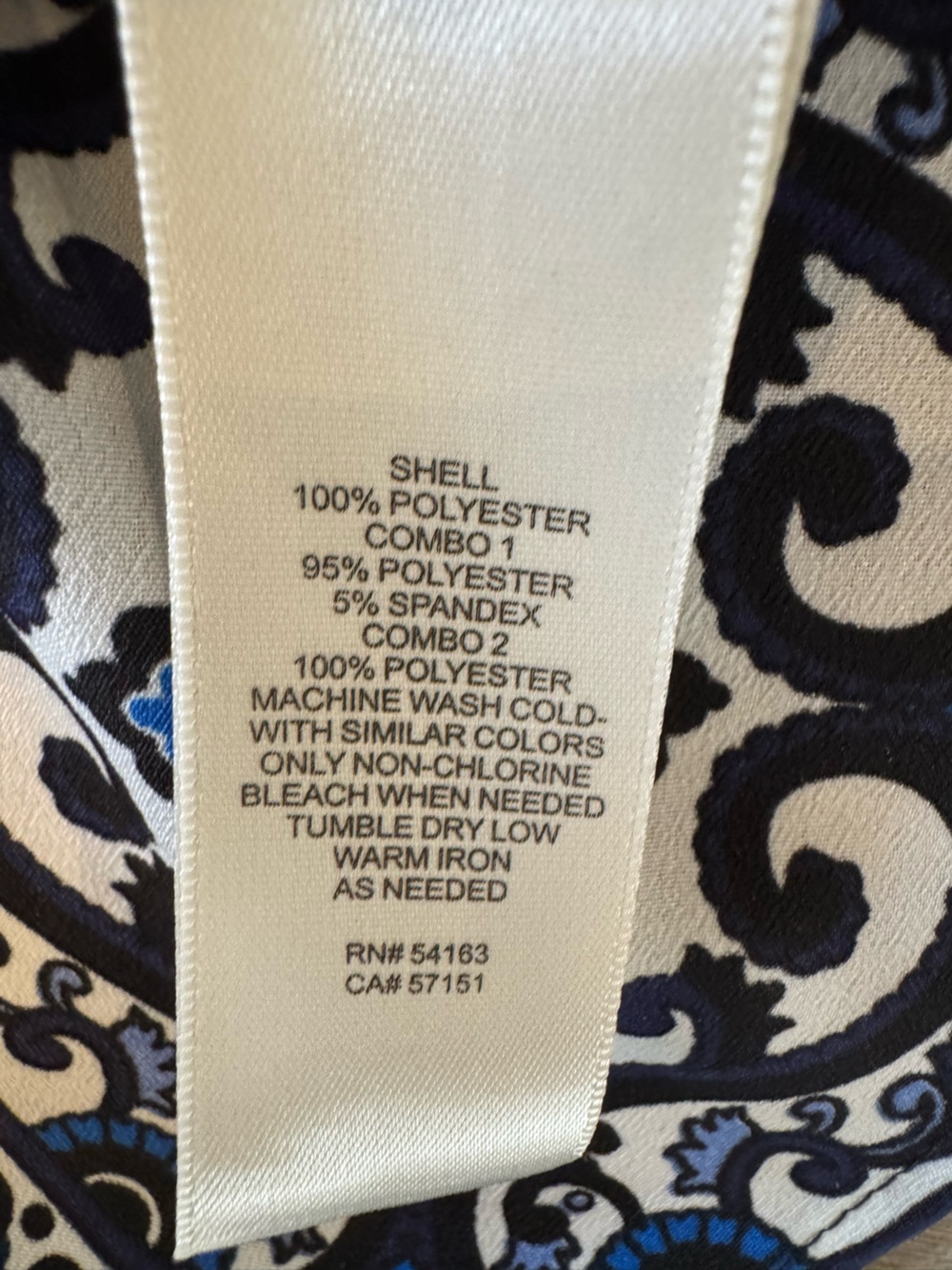 Eliza J Blue Scarf-Print Maxi Dress with Black Bodice and Blue Waist Tie - Picture 8 of 9